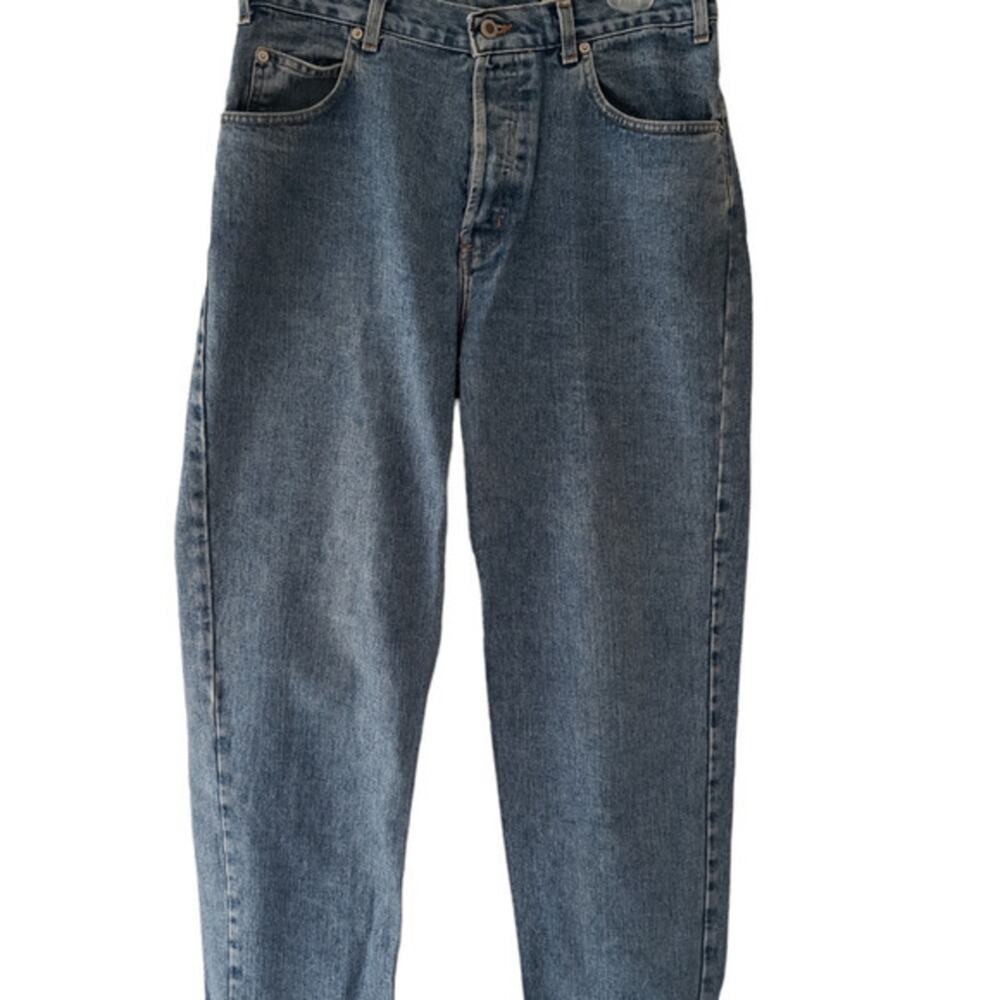 Eddie Bauer Mens Flame Resistant Utility Jeans Blue 34 x 30 100% Cotton